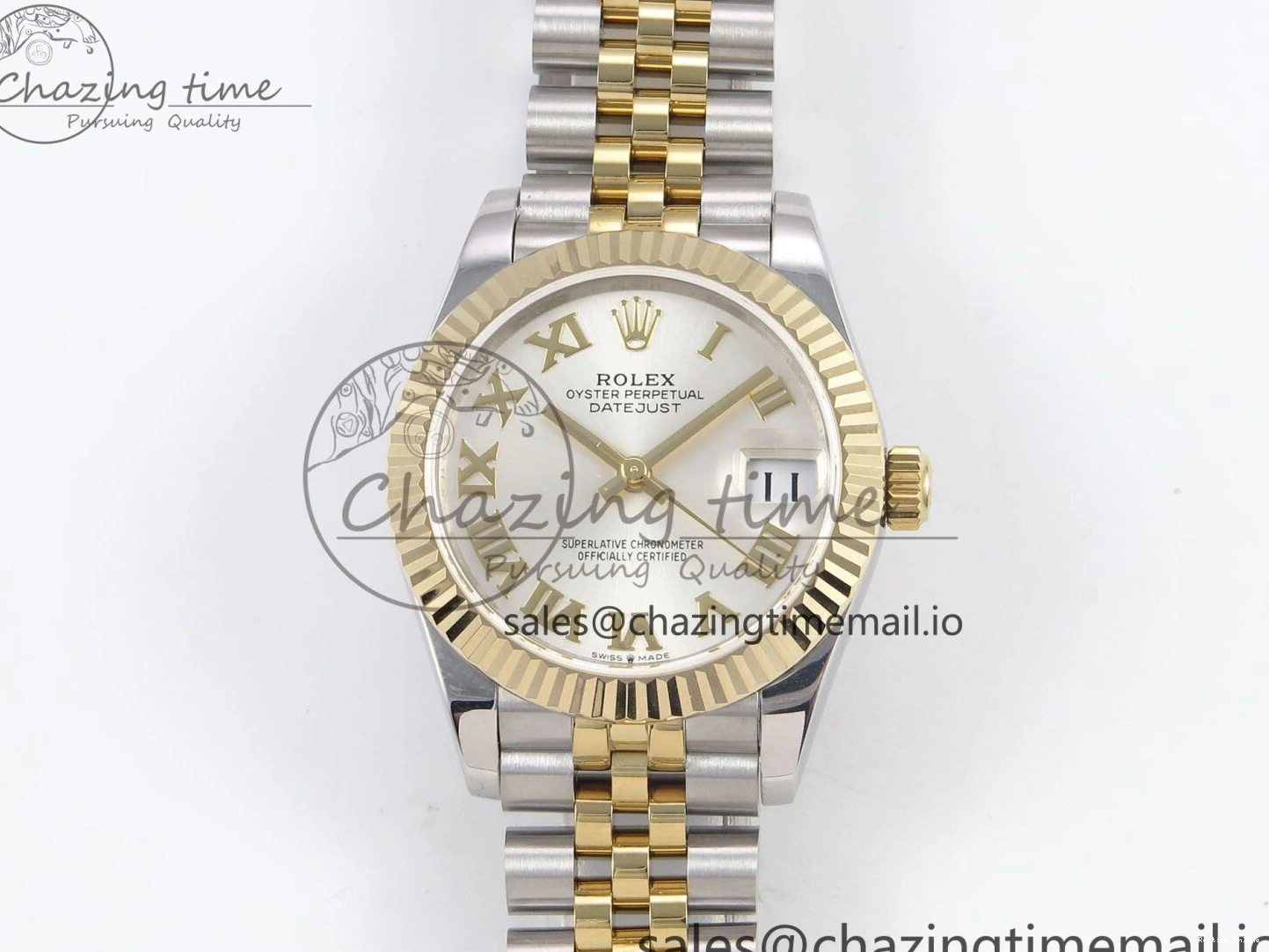 0102 Upgraded DateJust 31 278273 SS YG GMF 1:1 Best Edition 904L Steel Silver Roman Dial on Jubilee Bracelet A 1155